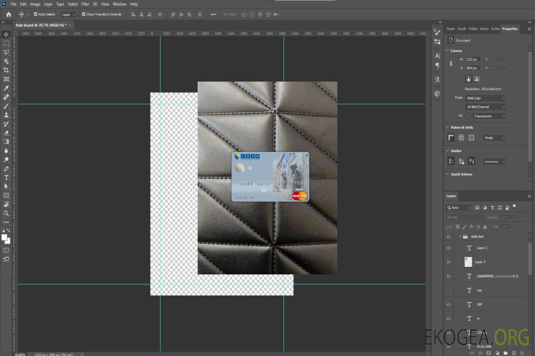 Bosnie , Herzégovine Banque centrale master card photolook recto template